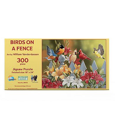 Birds on a Fence 300 piece Jigsaw Puzzle