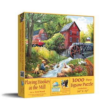 Playing Hookey at the Mill 1000 pc Jigsaw Puzzle