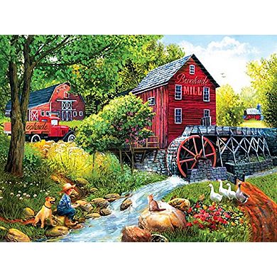 Playing Hookey at the Mill 1000 piece Jigsaw Puzzle