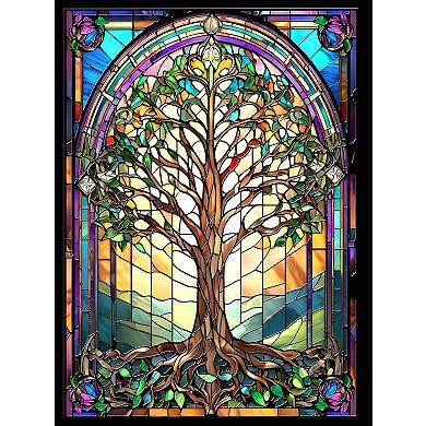 Stained Glass Tree of Life 1000 piece Jigsaw Puzzle