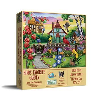 Birds' Favorite Garden 1000 pc Jigsaw Puzzle