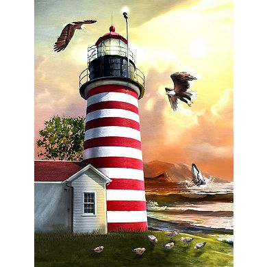 West Quoddy Lighthouse 1000 piece Jigsaw Puzzle
