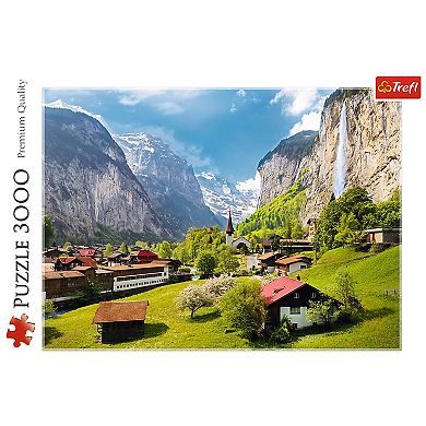 Trefl Red 3000 Piece Puzzle - Lauterbrunnen, Switzerland