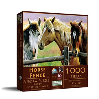 Horse Fence 1000 pc Jigsaw Puzzle