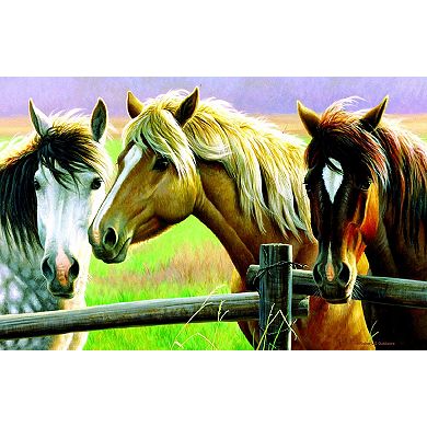 Horse Fence 1000 piece Jigsaw Puzzle
