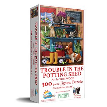 Trouble in the Potting Shed 300 pc Jigsaw Puzzle