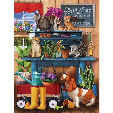 Trouble in the Potting Shed 300 piece Jigsaw Puzzle