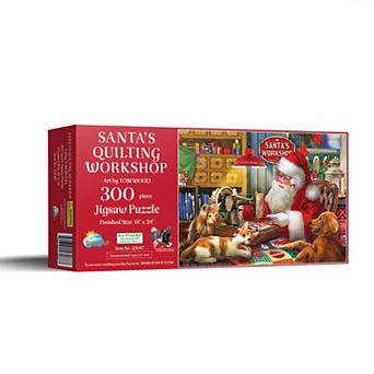 Santa's Quilting Workshop 300 pc Jigsaw Puzzle