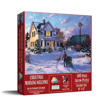 Christmas Morning Welcome 500 pc Jigsaw Puzzle