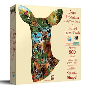 Deer Domain 800 pc Shaped Jigsaw Puzzle