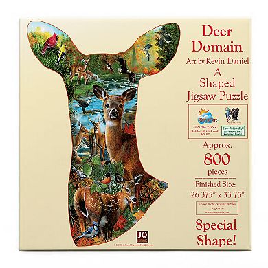 Deer Domain 800 piece Shaped Jigsaw Puzzle
