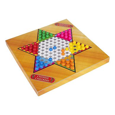 Chinese Checkers: Classic multicolor strategy game for 6 players, fun for all ages.