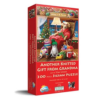 Another Knitted Gift from Grandma 300 pc Jigsaw Puzzle