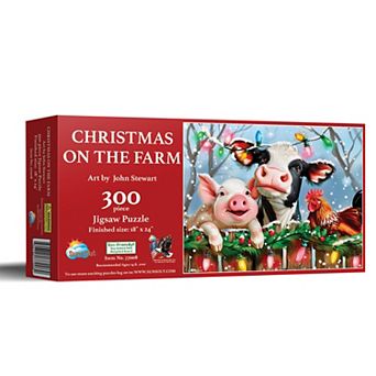 Christmas on the Farm 300 pc Jigsaw Puzzle