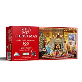 Gifts for Christmas 300 pc Jigsaw Puzzle by Oleg Gavrilov Finished Size 18 x 24" MPN# 61954
