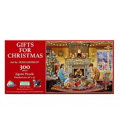 Gifts for Christmas 300 piece Jigsaw Puzzle by Oleg Gavrilov Finished Size 18 x 24" MPN# 61954