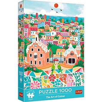 Trefl Premium Plus 1000 pc Puzzle - The Art of Color Barcelona, Spain