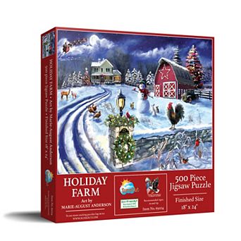 Holiday Farm Road 500 pc Jigsaw Puzzle