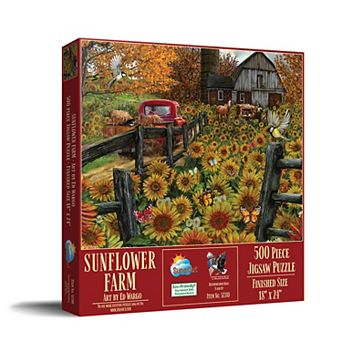 Sunflower Farm 500 pc Jigsaw Puzzle