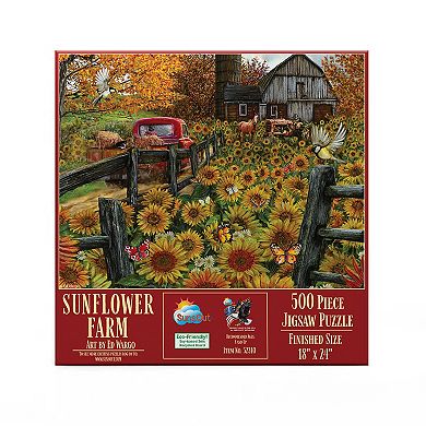 Sunflower Farm 500 piece Jigsaw Puzzle