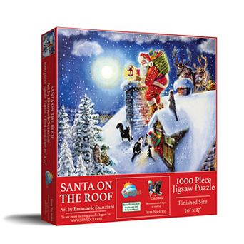 Santa on the Roof 1000 pc Jigsaw Puzzle