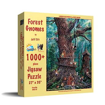 Forest Gnomes 1000 pc Large Pieces Jigsaw Puzzle