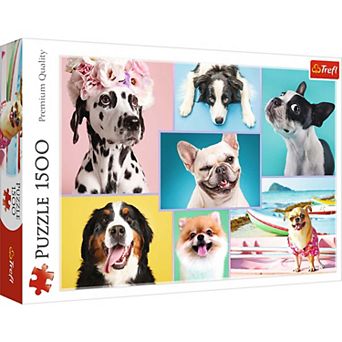 Trefl Red 1500 pc Puzzle - Cute dogs