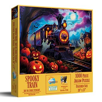 Spooky Train 1000 pc Jigsaw Puzzle for Adults