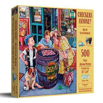 Checkers Anyone? 500 pc Jigsaw Puzzle