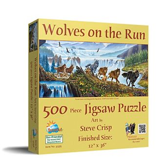 Wolves on the Run 500 pc Jigsaw Puzzle