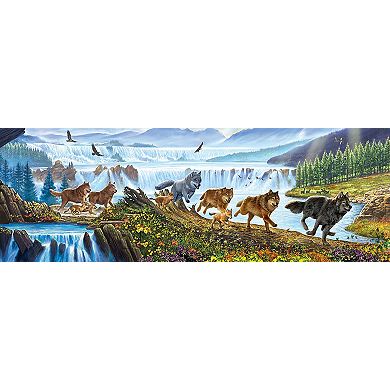 Wolves on the Run 500 piece Jigsaw Puzzle