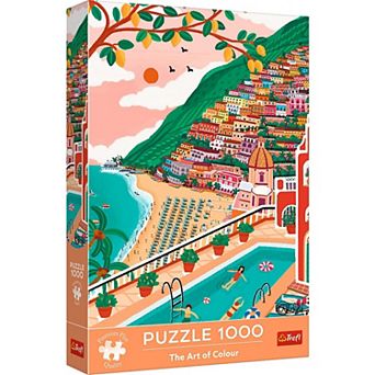 Trefl Premium Plus 1000 pc Puzzle - The Art of Color Positano, Italy
