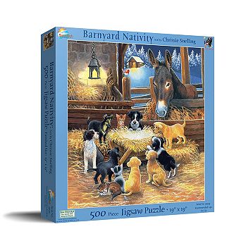 Barnyard Nativity 500 pc Jigsaw Puzzle