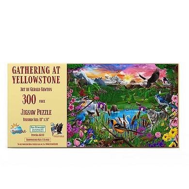 Gathering at Yellowstone 300 piece Jigsaw Puzzle