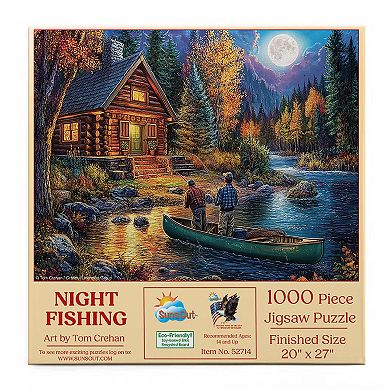 Night Fishing 1000 piece Jigsaw Puzzle