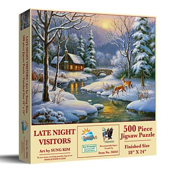 Late Night Visitors 500 pc Jigsaw Puzzle