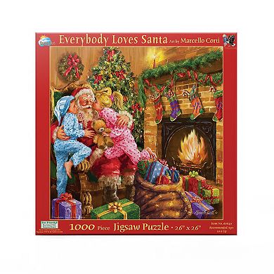Everyone Loves Santa 1000 piece Jigsaw Puzzle
