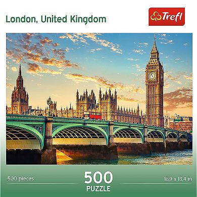 Trefl Red 500 Piece Jigsaw Puzzle - London United Kingdom