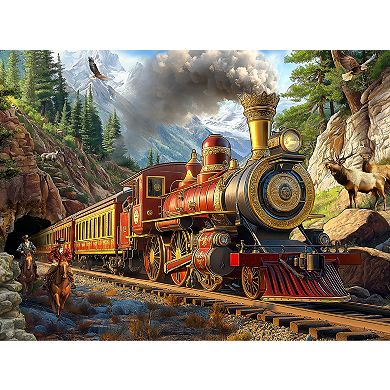 Western Train 1000 piece Jigsaw Puzzle for Adults