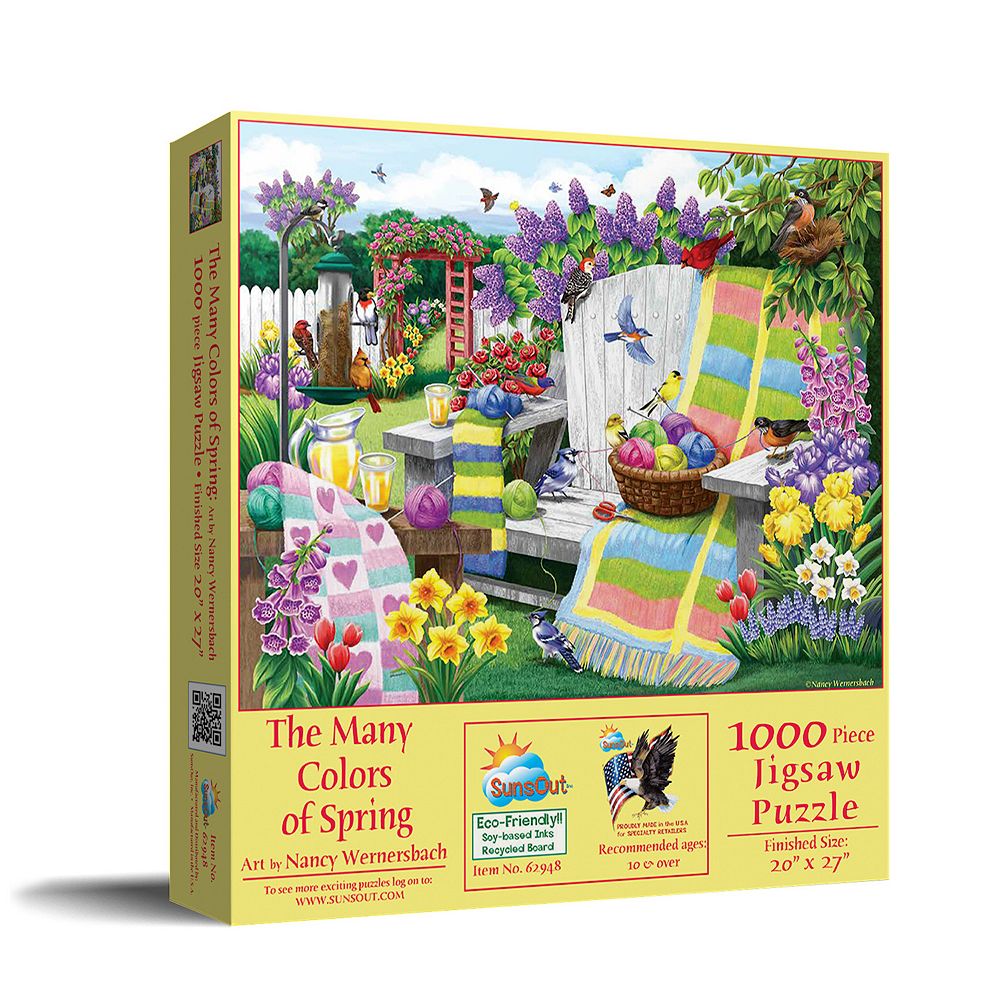 The Many Colors of Spring 1000 piece Jigsaw Puzzle