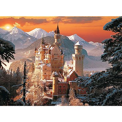 Trefl Red 3000 Piece Puzzle - Wintry Neuschwanstein Castle, Germany / Kirch