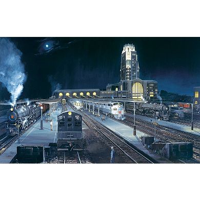 Midnight Buffalo 550 piece Jigsaw Puzzle