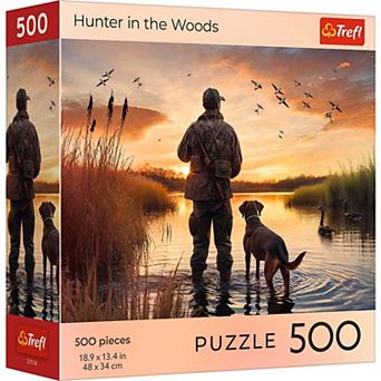 Trefl Red 500 pc Puzzle - Nature - Hunter at Sunrise
