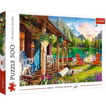 Trefl Red 500 pc Puzzle - Cabin in the Mountains
