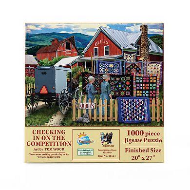 Checking in on the Competition 1000 piece Jigsaw Puzzle