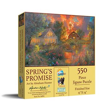 Spring's Promise 550 pc Jigsaw Puzzle