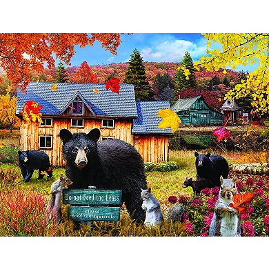 Don't Feed the Bears 500 piece Large Piece Jigsaw Puzzle