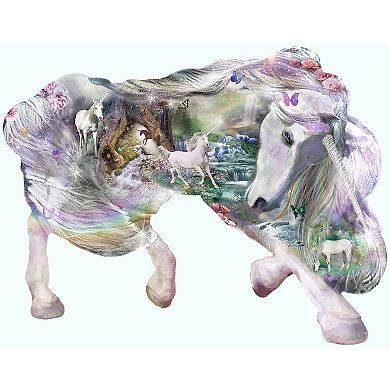 Fantasy Unicorn 850 piece Special Shape Jigsaw Puzzle