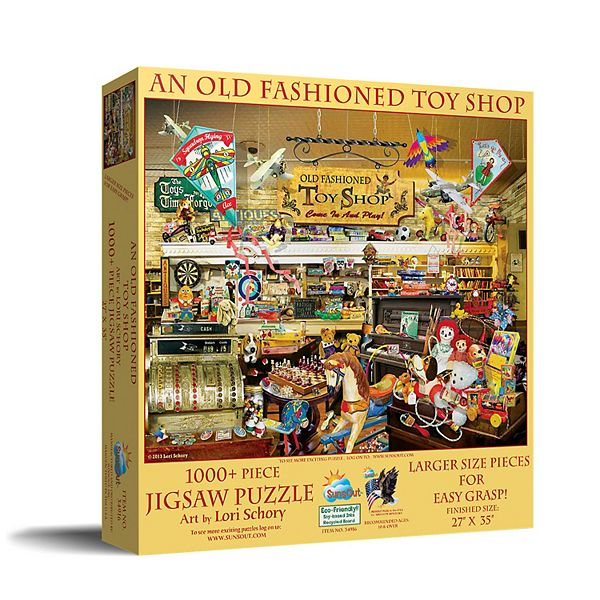 An Old Fashioned Toy Shop 1000 piece Large Pieces Jigsaw Puzzle