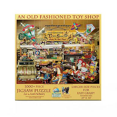 An Old Fashioned Toy Shop 1000 piece Large Pieces Jigsaw Puzzle
